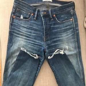 Madewell 9” High rise jeans